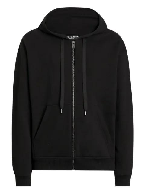 zip appliqué hoodie by DOLCE&GABBANA
