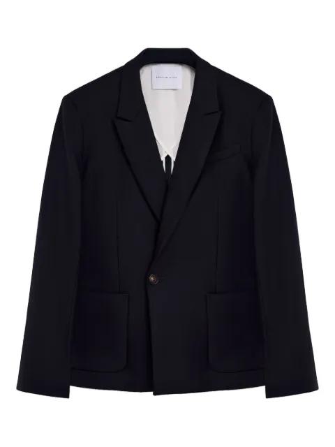 double-breasted wool jacket by DOMAINE DES ARTISTES
