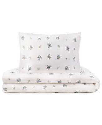 Feuille Bleur Crib Duvet Cover by DOMANI HOME