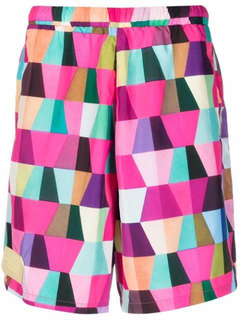 geometric-print shorts by DOMENICO FORMICHETTI
