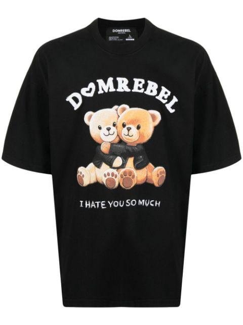 Besties graphic-print T-shirt by DOMREBEL