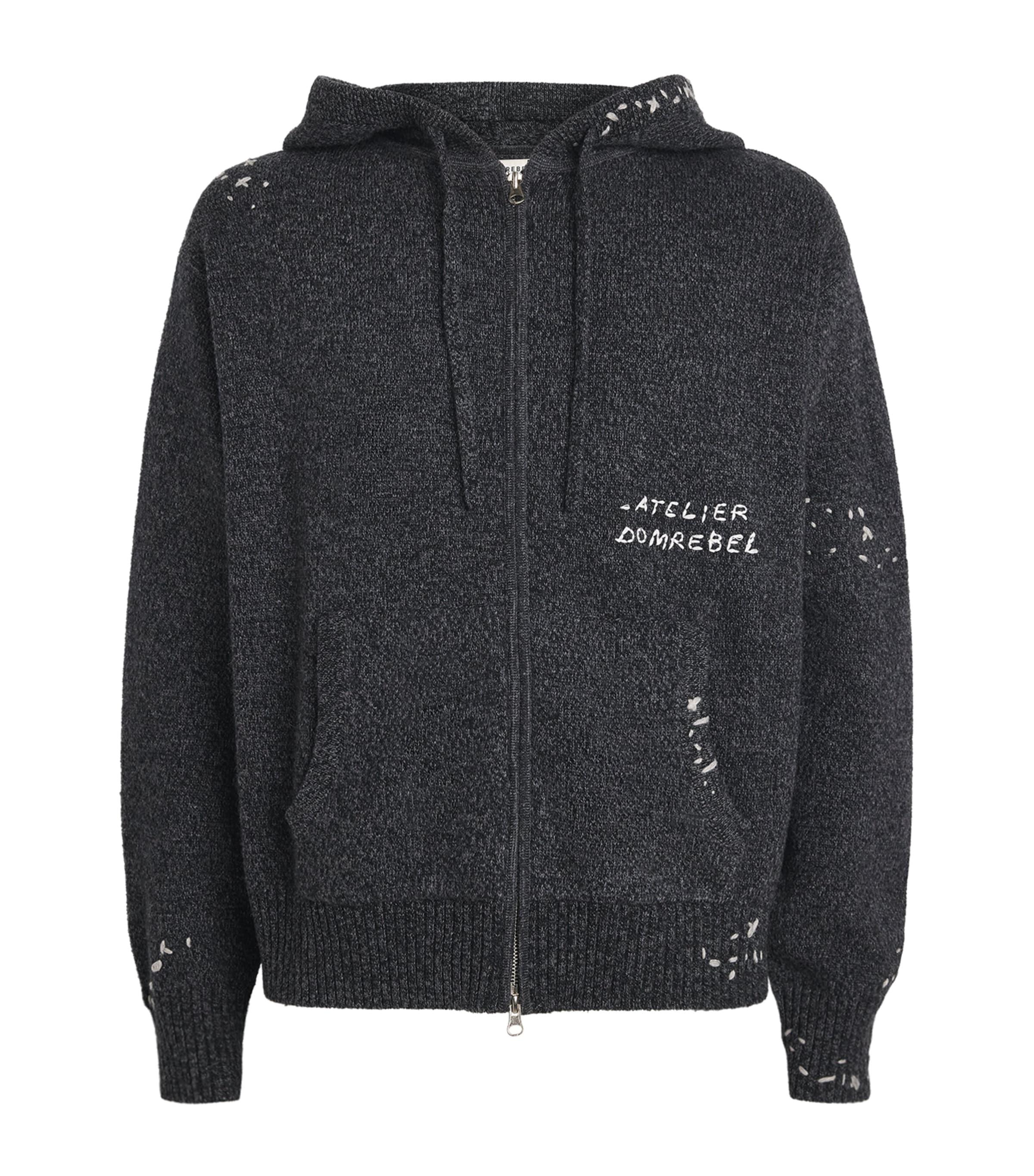 DOMREBEL Wool-Blend Renegade Hoodie by DOMREBEL