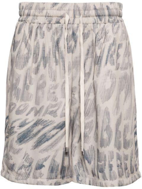 New Wave bermuda shorts by DOMREBEL
