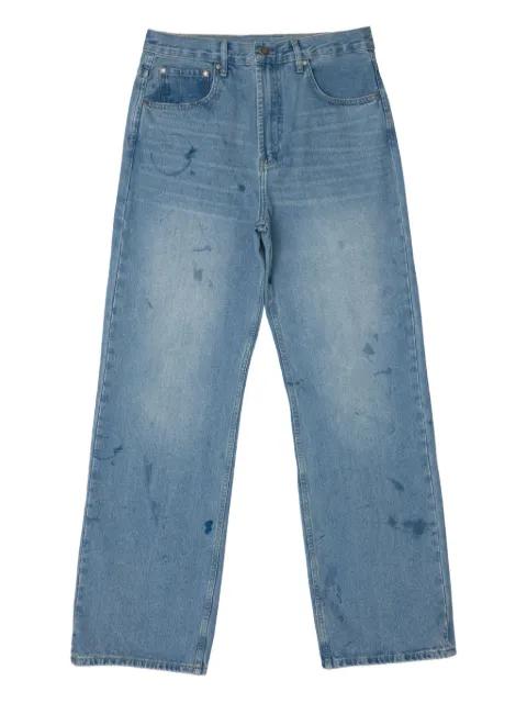 Scuff paint-splatter jeans by DOMREBEL