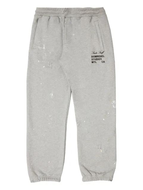Staff paint-splatter sweatpants by DOMREBEL