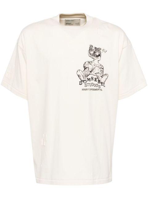strip T-shirt by DOMREBEL