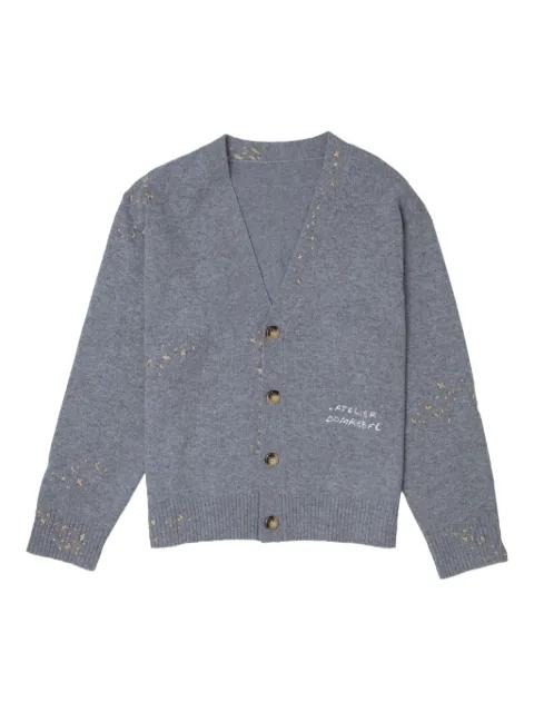 wool blend cardigan by DOMREBEL