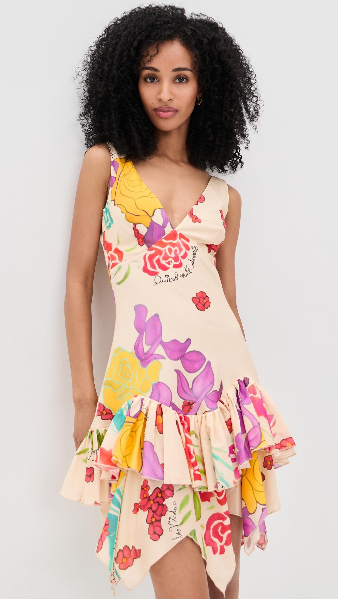 Flores Cotton Mini Dress by DONDE ESTEBAN