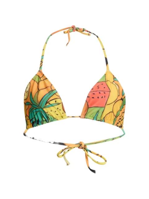 Frutas triangle bikini top by DONDE ESTEBAN