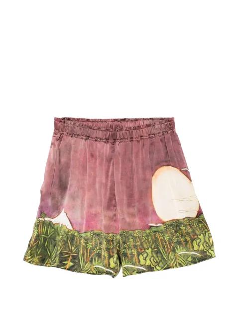 La Sierra elasticated-waist shorts by DONDE ESTEBAN