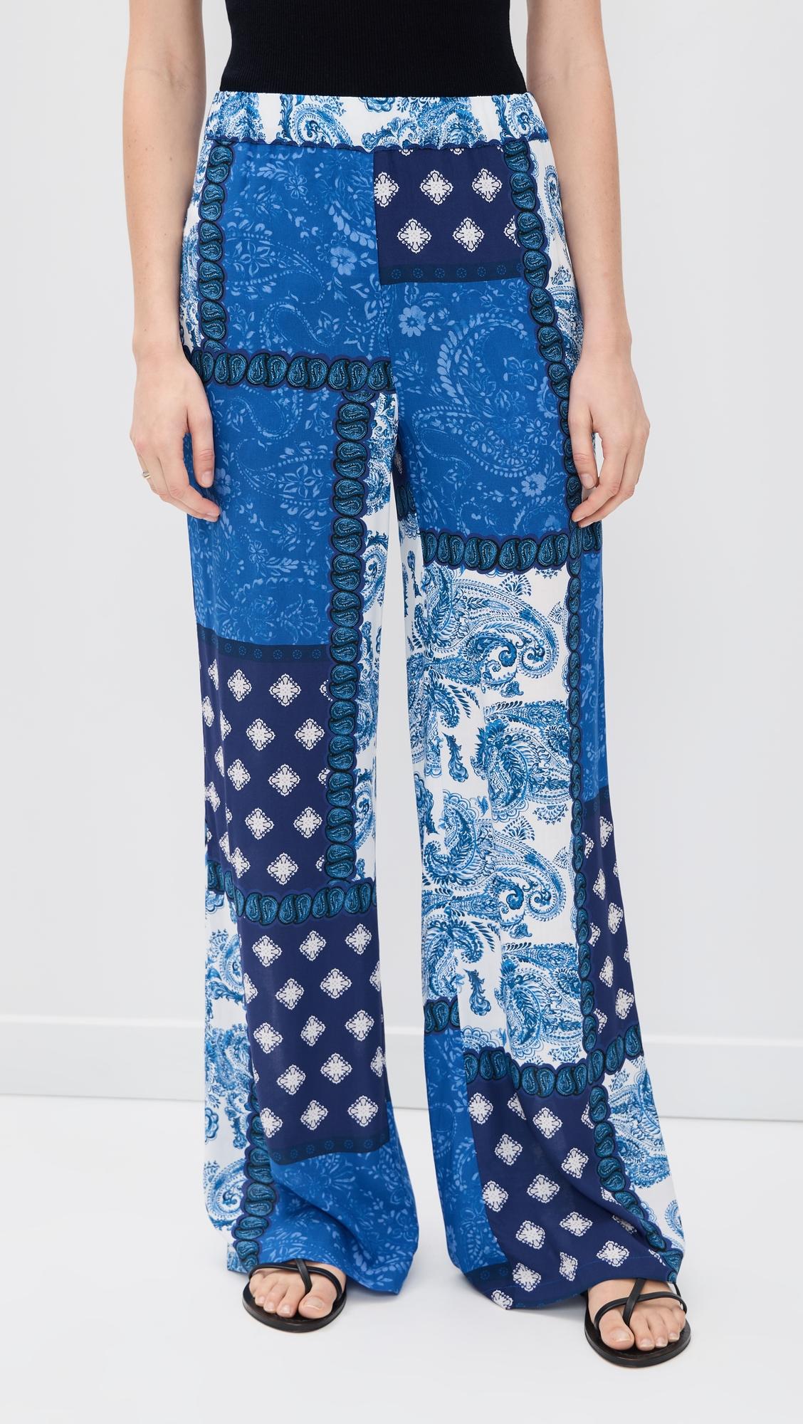 Midnight Paisley Pants by DONDE ESTEBAN