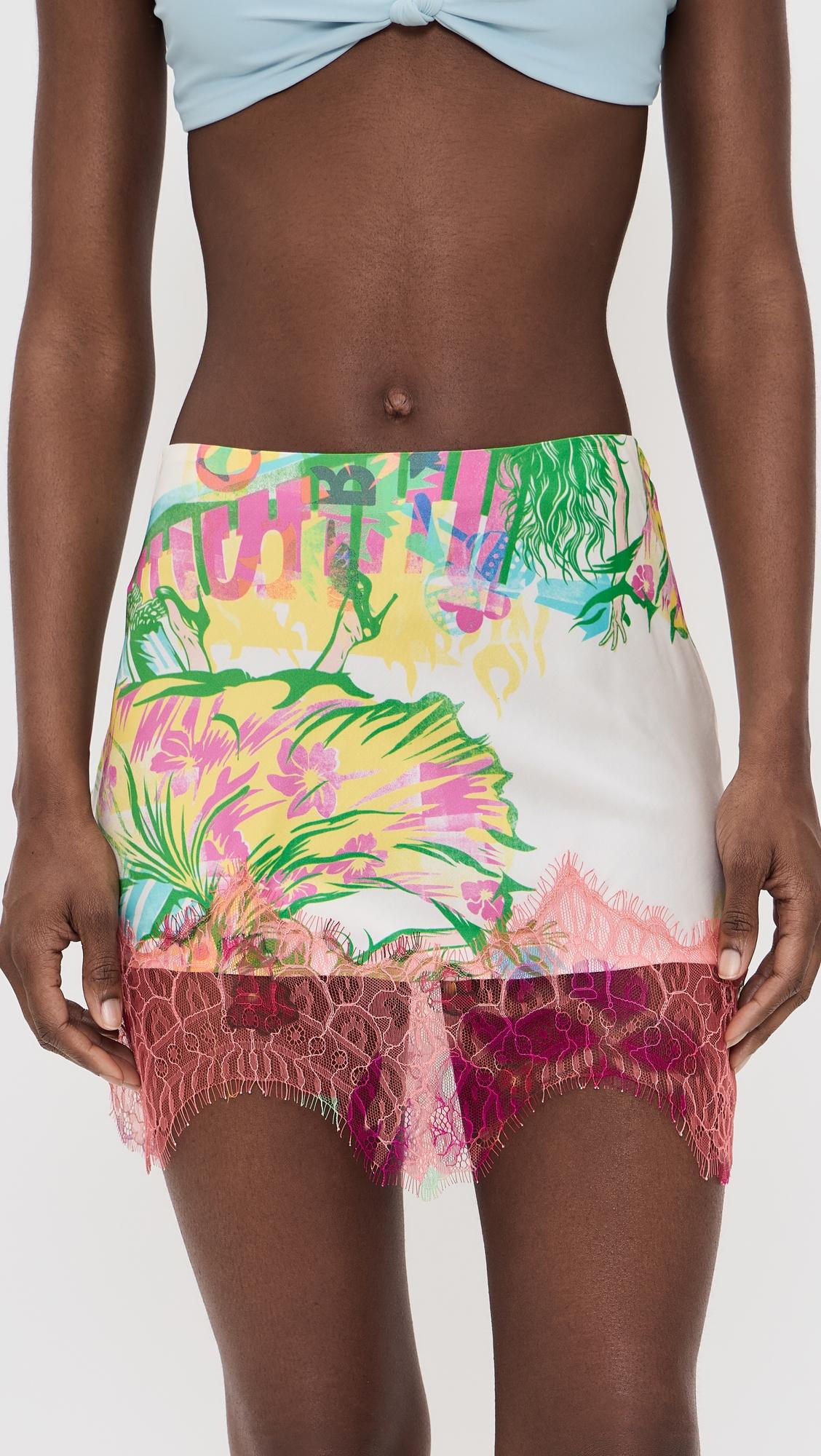 Sonido Bestial Mini Skirt by DONDE ESTEBAN
