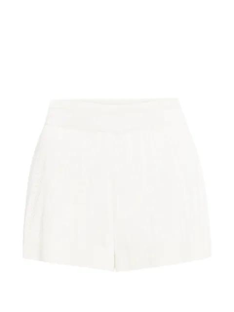 cream pattern shorts by DONDE ESTEBAN