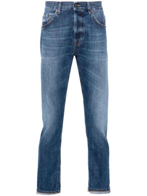 Icon mid-rise straight-leg jeans by DONDUP
