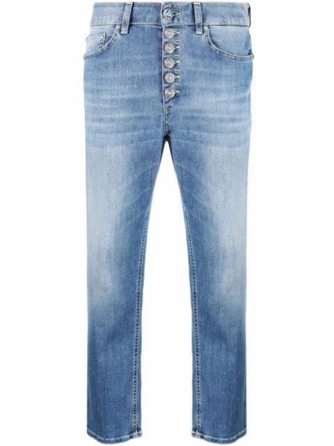 Koons loose-fit cropped jeans by DONDUP