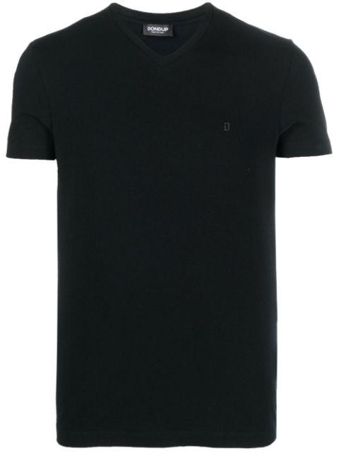 V-neck fitted T-Shirt by DONDUP