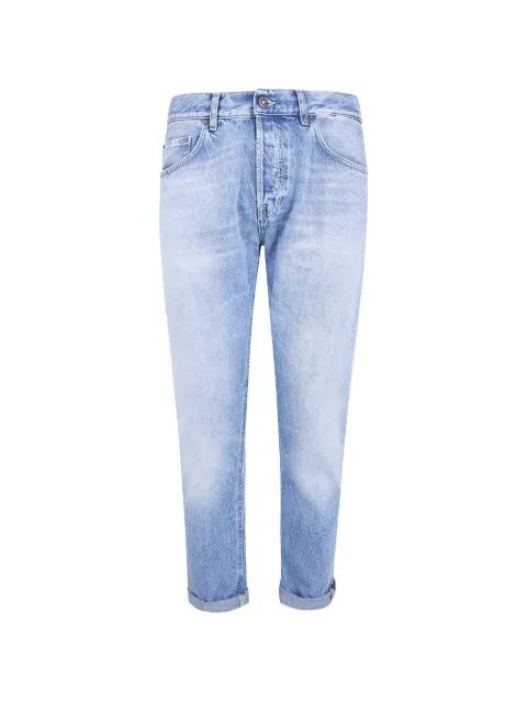 acid-wash skinny jeans by DONDUP
