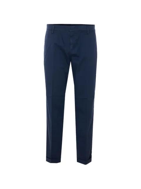 button closure cuffed trousers by DONDUP
