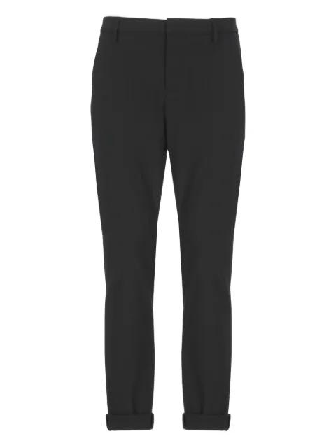 button-detail pants by DONDUP