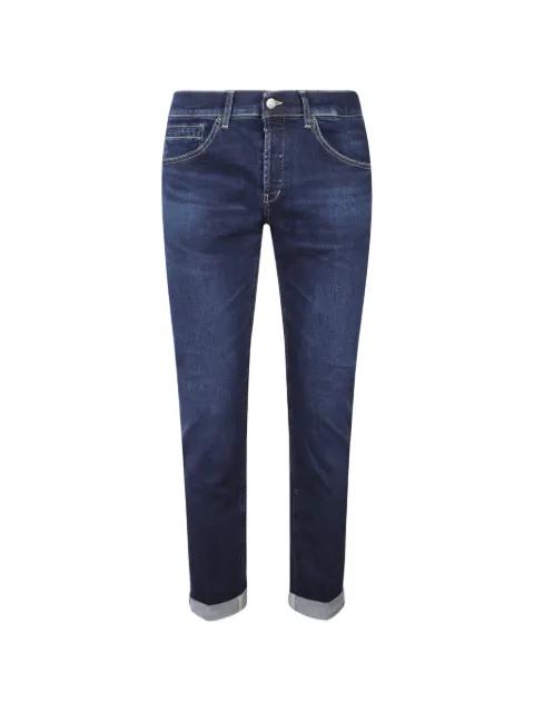 button-fastening jeans by DONDUP
