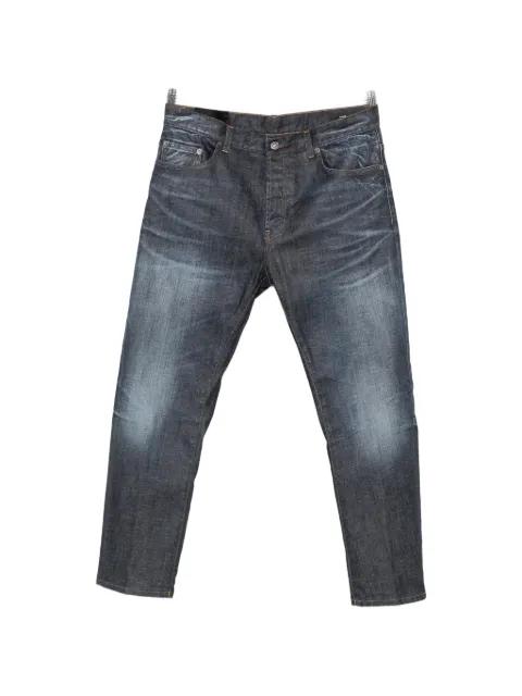 button-fastening jeans by DONDUP