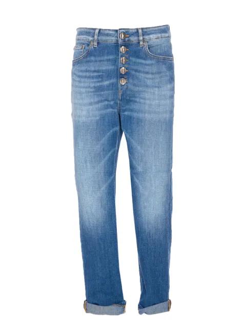 button-fly patch-pocket jeans by DONDUP