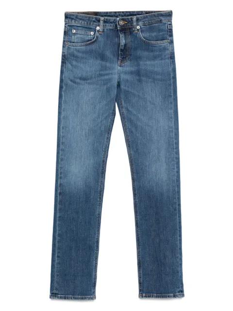 button-fly straight-leg jeans by DONDUP