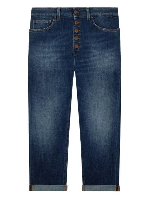 buttoned cuffed jeans by DONDUP