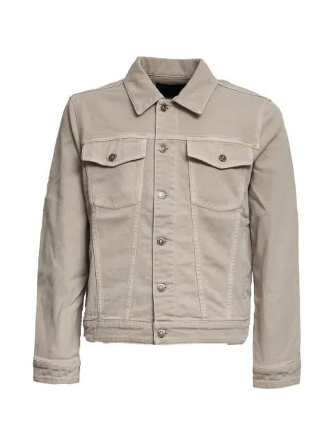 buttoned flap-pocket denim jacket by DONDUP