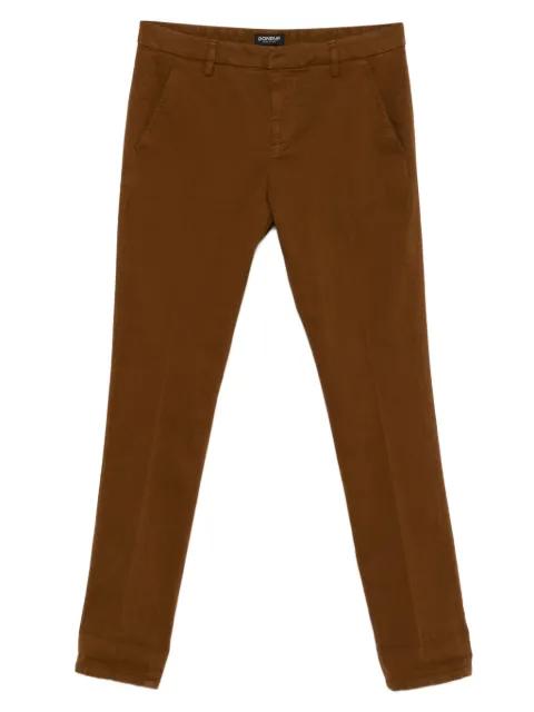 cotton twill trousers by DONDUP