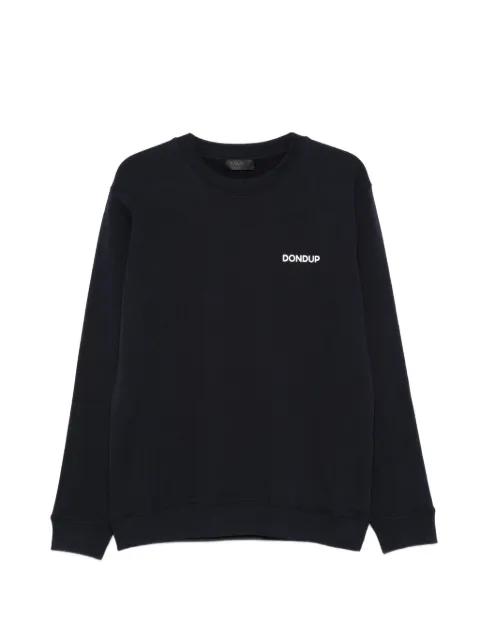 crew neck logo-print sweatshirt by DONDUP