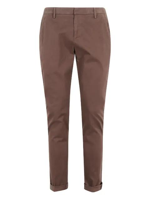cuffed-hem chinos by DONDUP