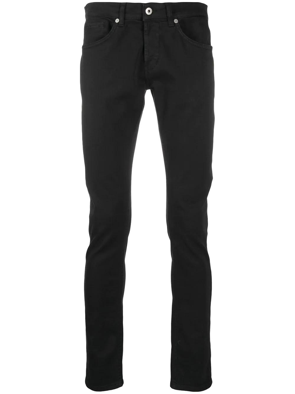 dark-wash slim-fit jeans by DONDUP