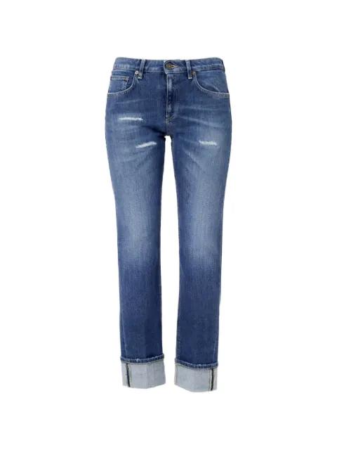 distressed cropped jeans by DONDUP