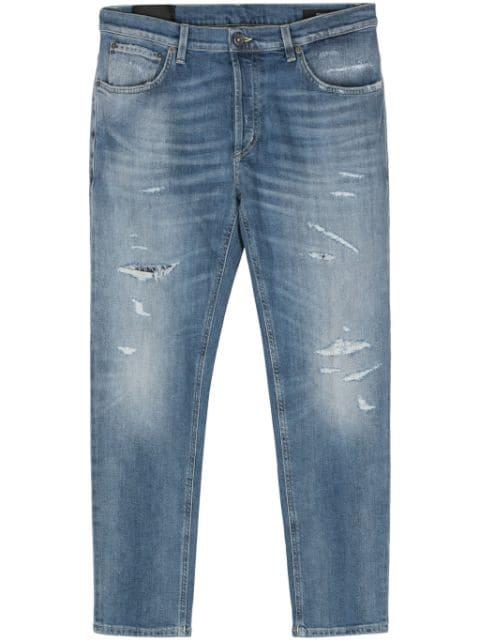 distressed-finish jeans by DONDUP