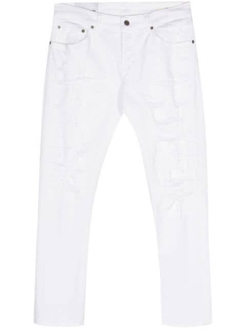 distressed skinny jeans by DONDUP