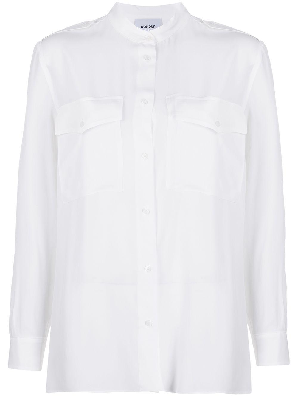 double chest pocket oversized shirt by DONDUP