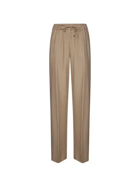 elasticated-waistband trousers by DONDUP