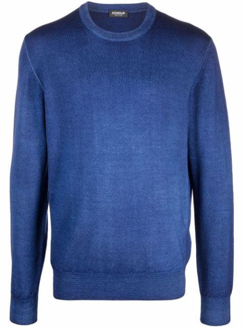 fadded merino jumper by DONDUP