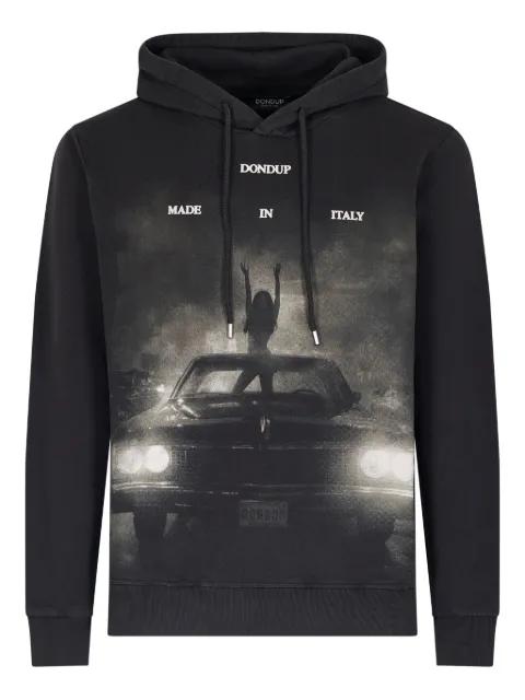 graphic hoodied hoodie by DONDUP