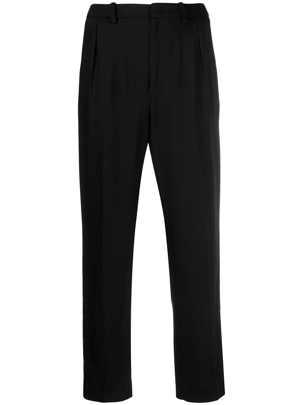 high-waisted straight-leg jeans by DONDUP