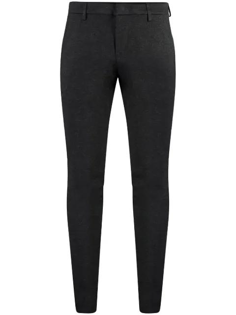houndstooth-pattern chinos by DONDUP