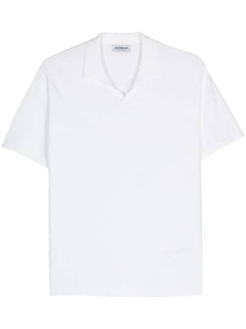 knitted cotton polo shirt by DONDUP