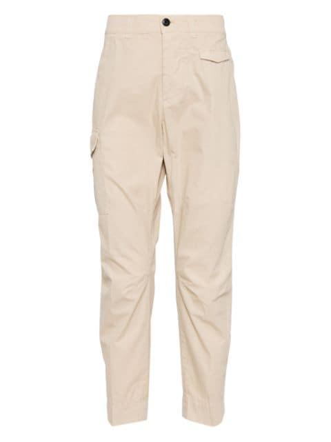 leg-pocket slim-cut trousers by DONDUP