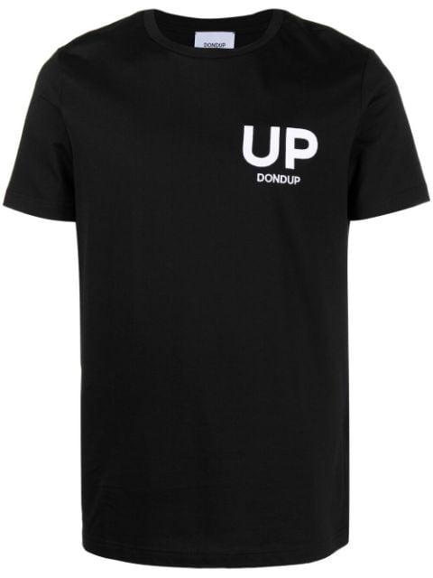 logo-embroidered T-shirt by DONDUP