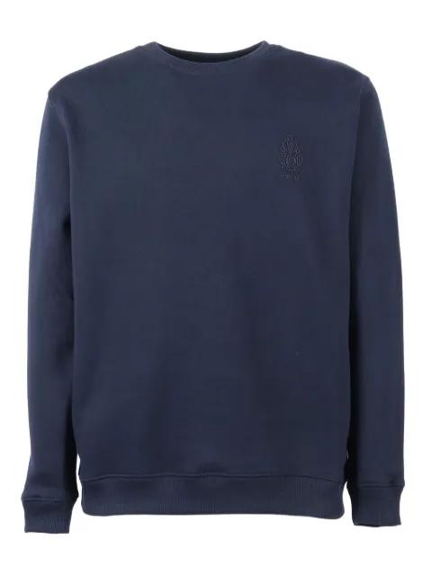 logo-embroidered cotton sweatshirt by DONDUP