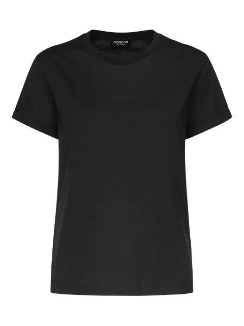 logo-embroidered crew-neck T-shirt by DONDUP