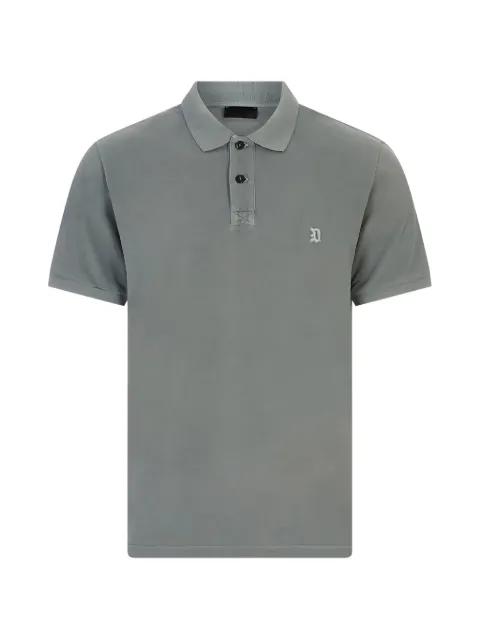 logo-embroidered polo shirt by DONDUP
