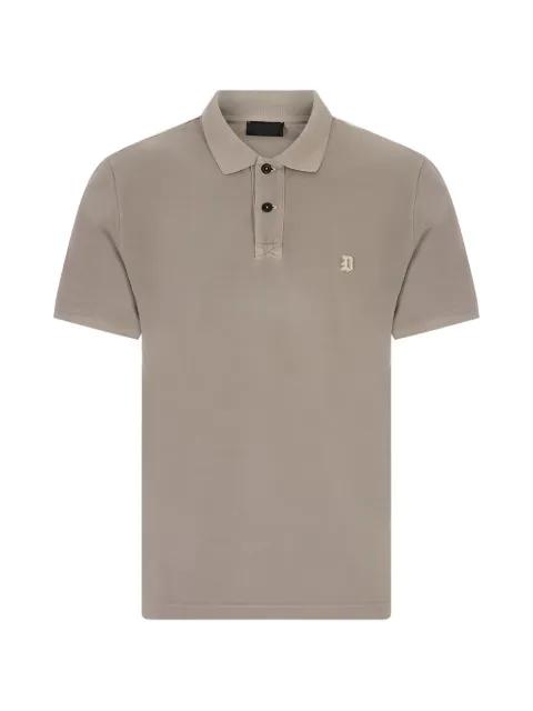 logo-embroidered polo shirt by DONDUP