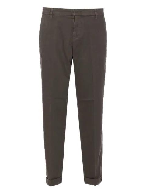 logo-lettering trousers by DONDUP